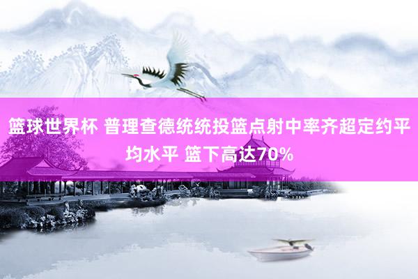 篮球世界杯 普理查德统统投篮点射中率齐超定约平均水平 篮下高达70%